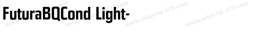 FuturaBQCond Light字体转换